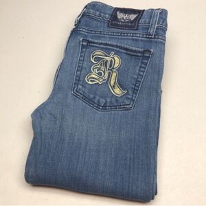 VINTAGE ROCK & REPUBLIC SLIM STRAIGHT JEANS 28x34 🇺🇸